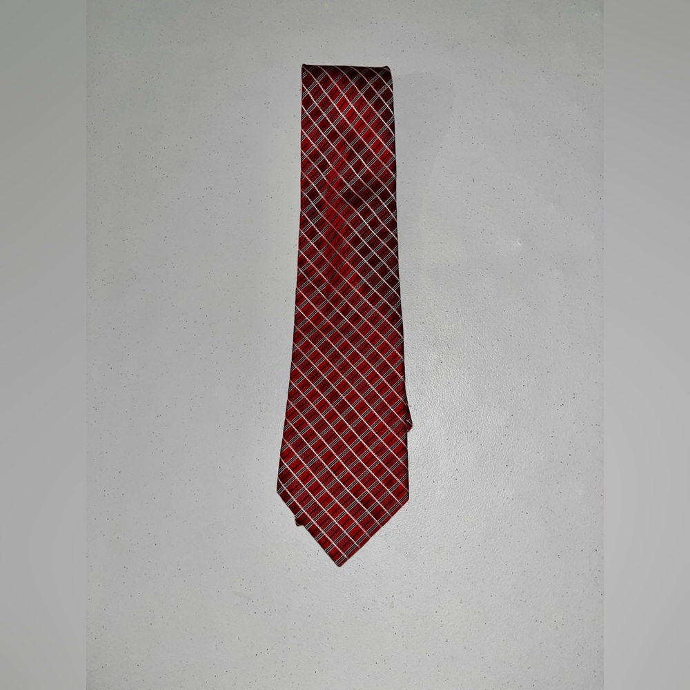 NIBag Jones New York Plaid Silk Tie